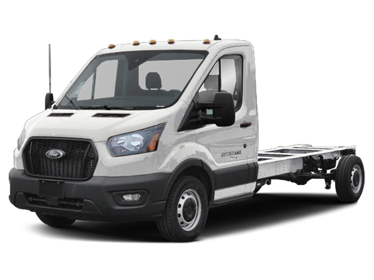 2023 Ford Transit Cutaway Knapheide KUV w/ 3 bow ladder rack