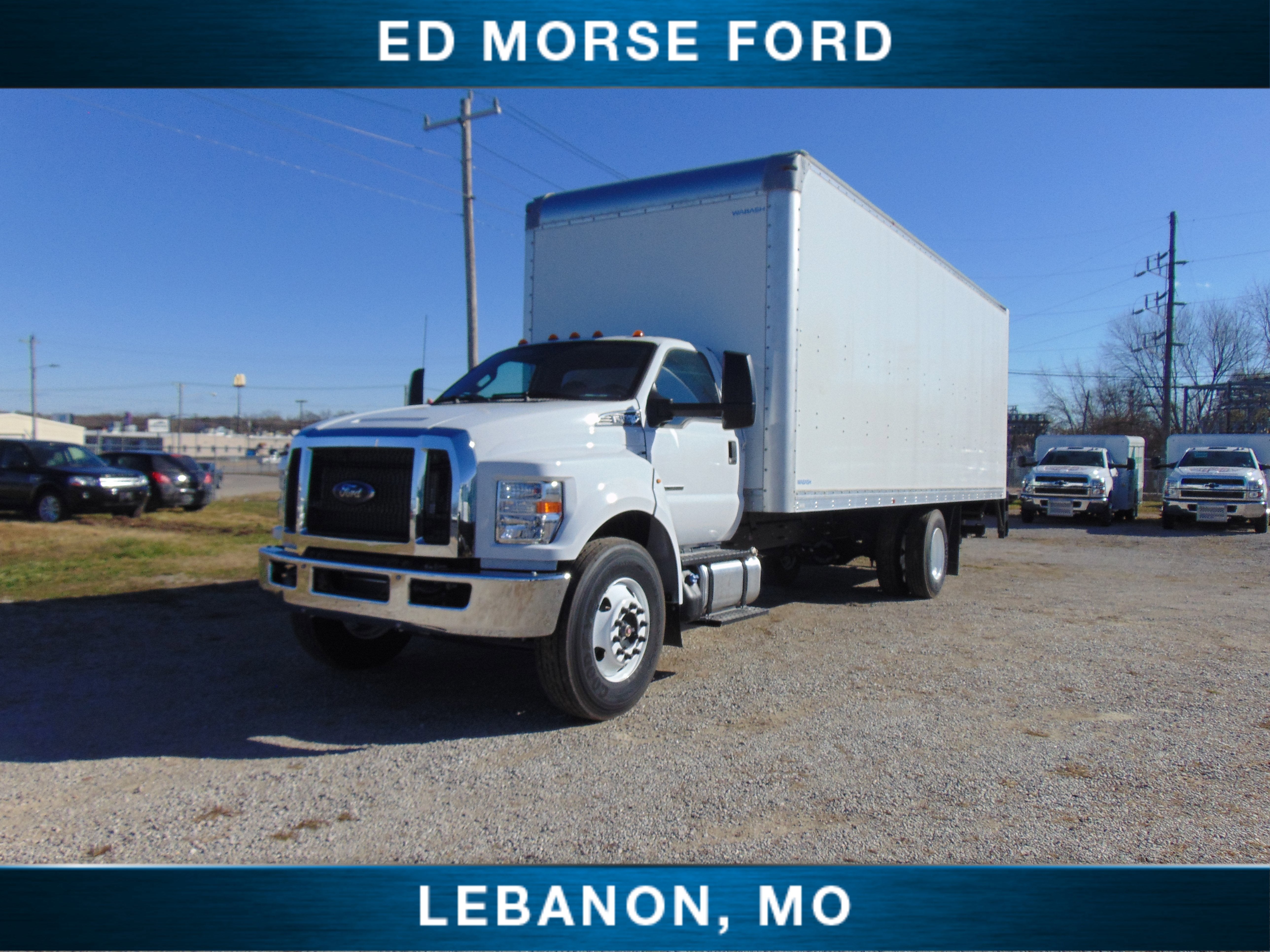 2026 Ford F-650SD Wabash 26' Box w/tuck under lift