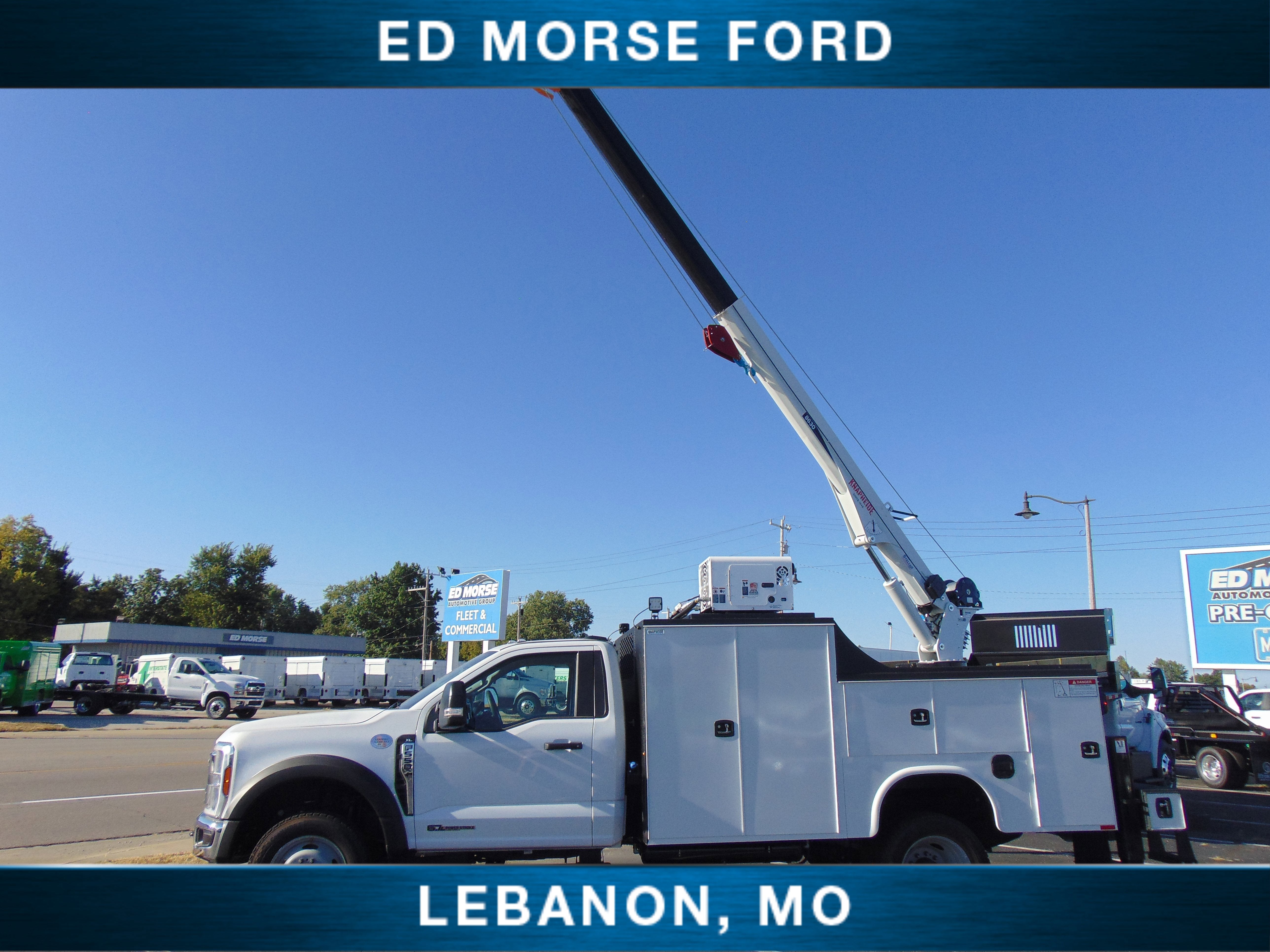2024 Ford Super Duty F-550 DRW Knapheide KMT Crane Truck