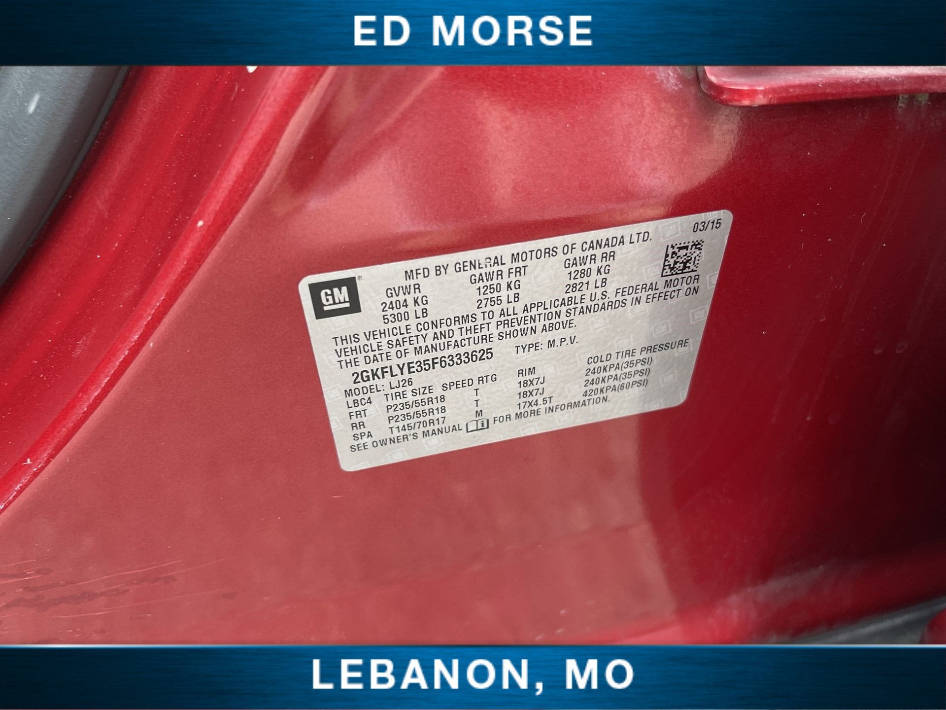 2015 GMC Terrain SLT