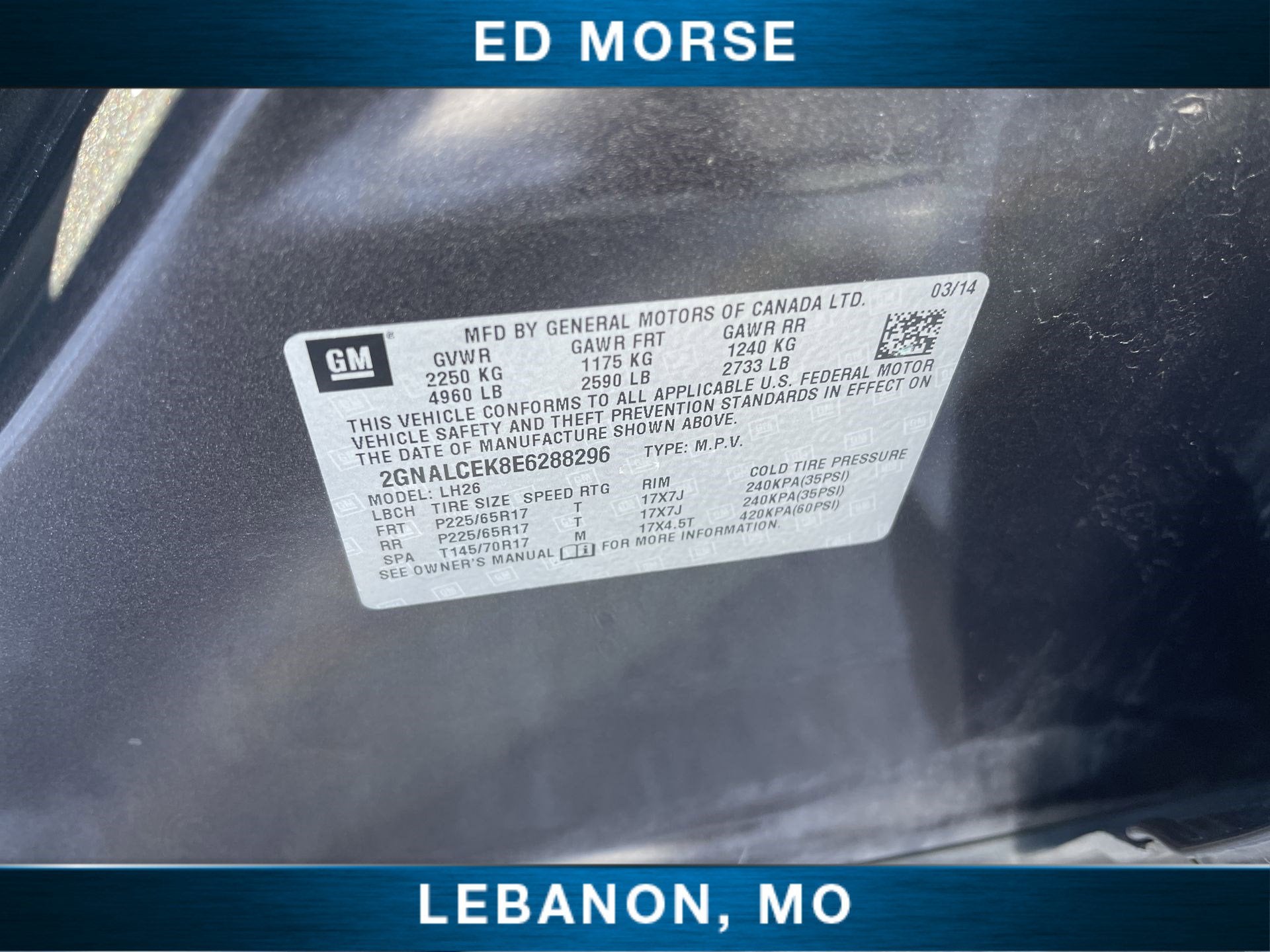 2014 Chevrolet Equinox LT