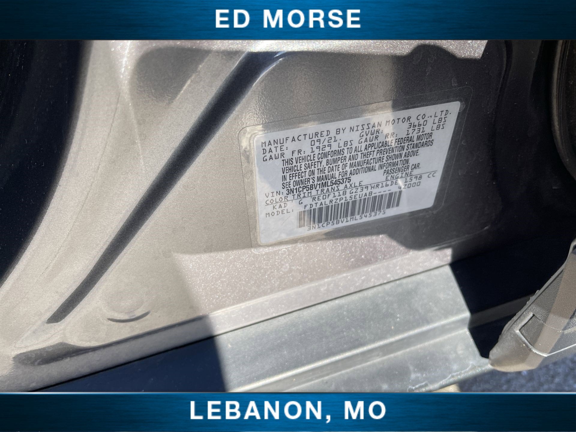 2021 Nissan Kicks S Xtronic CVT