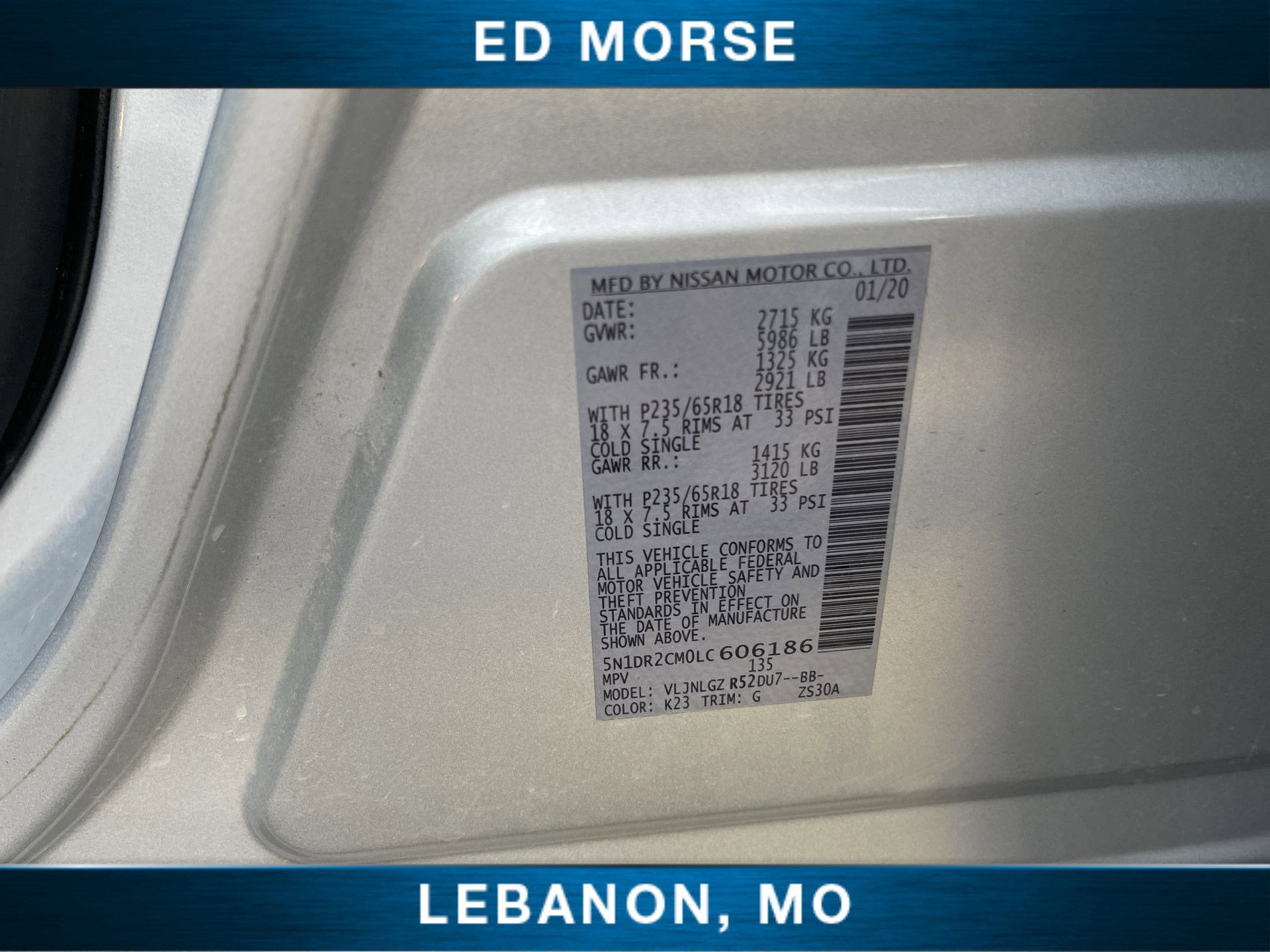 2020 Nissan Pathfinder SL 4WD