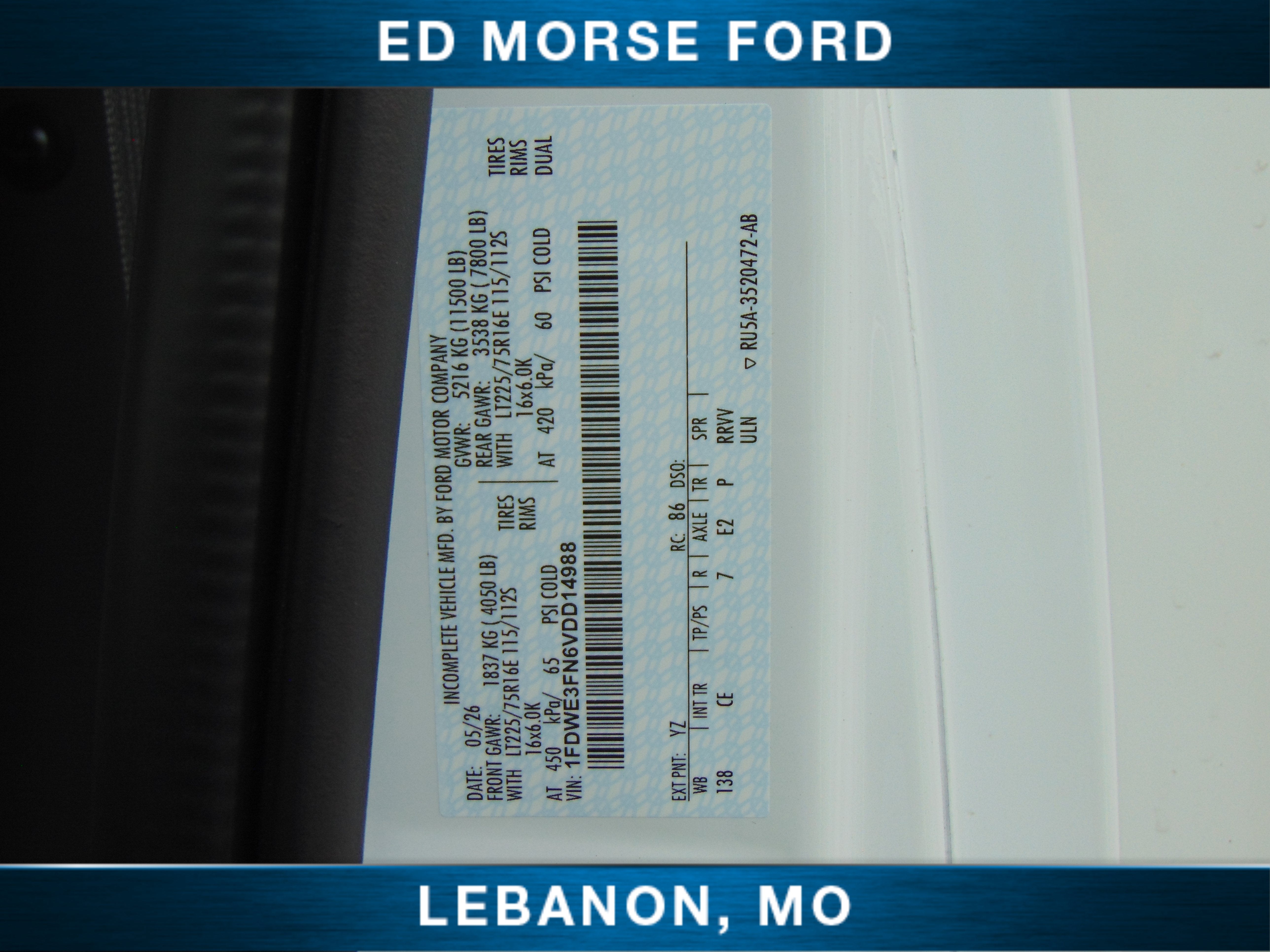 2027 Ford E-Series Cutaway Base