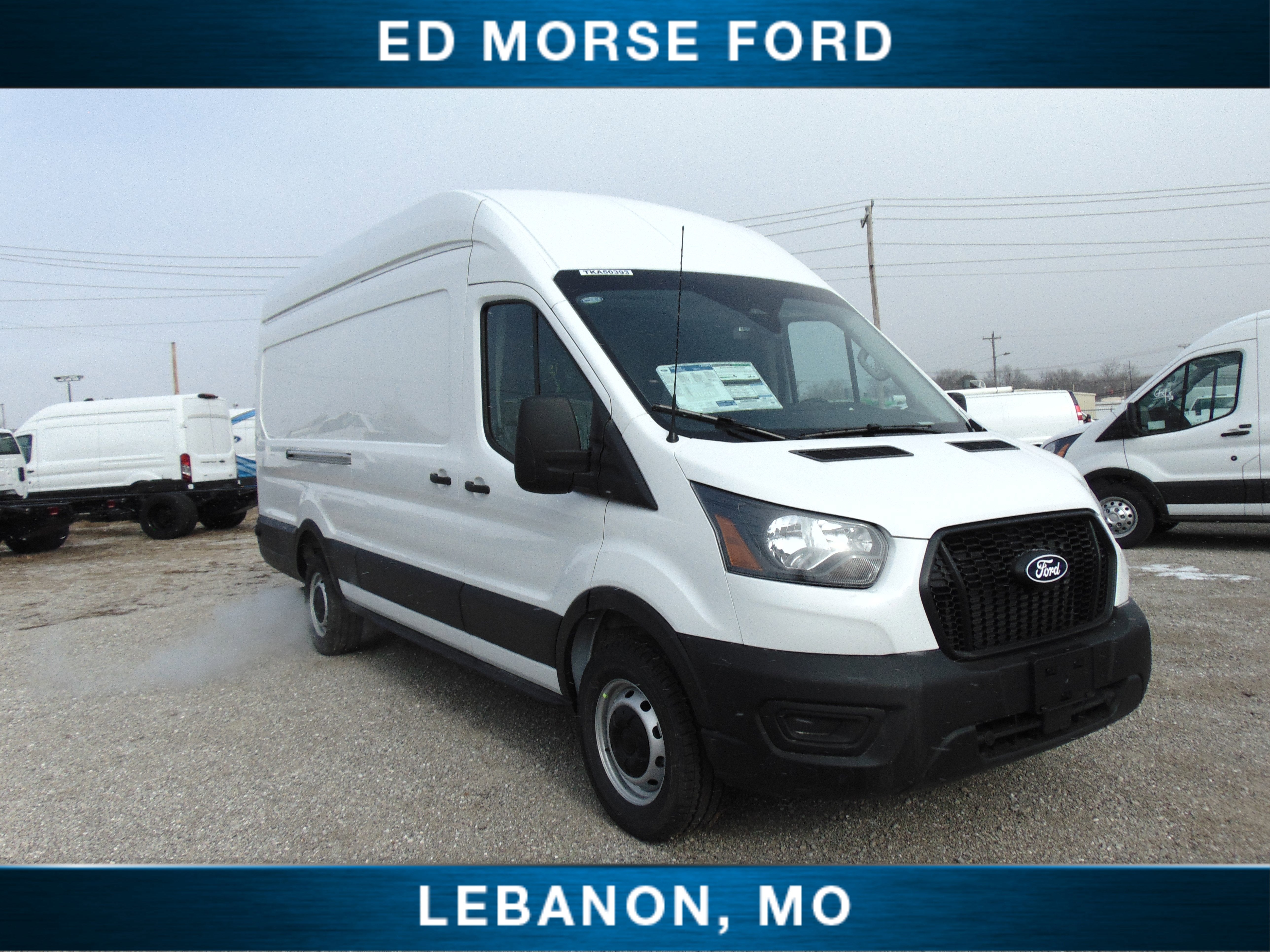 2026 Ford Transit Cargo Van sprayed and partition