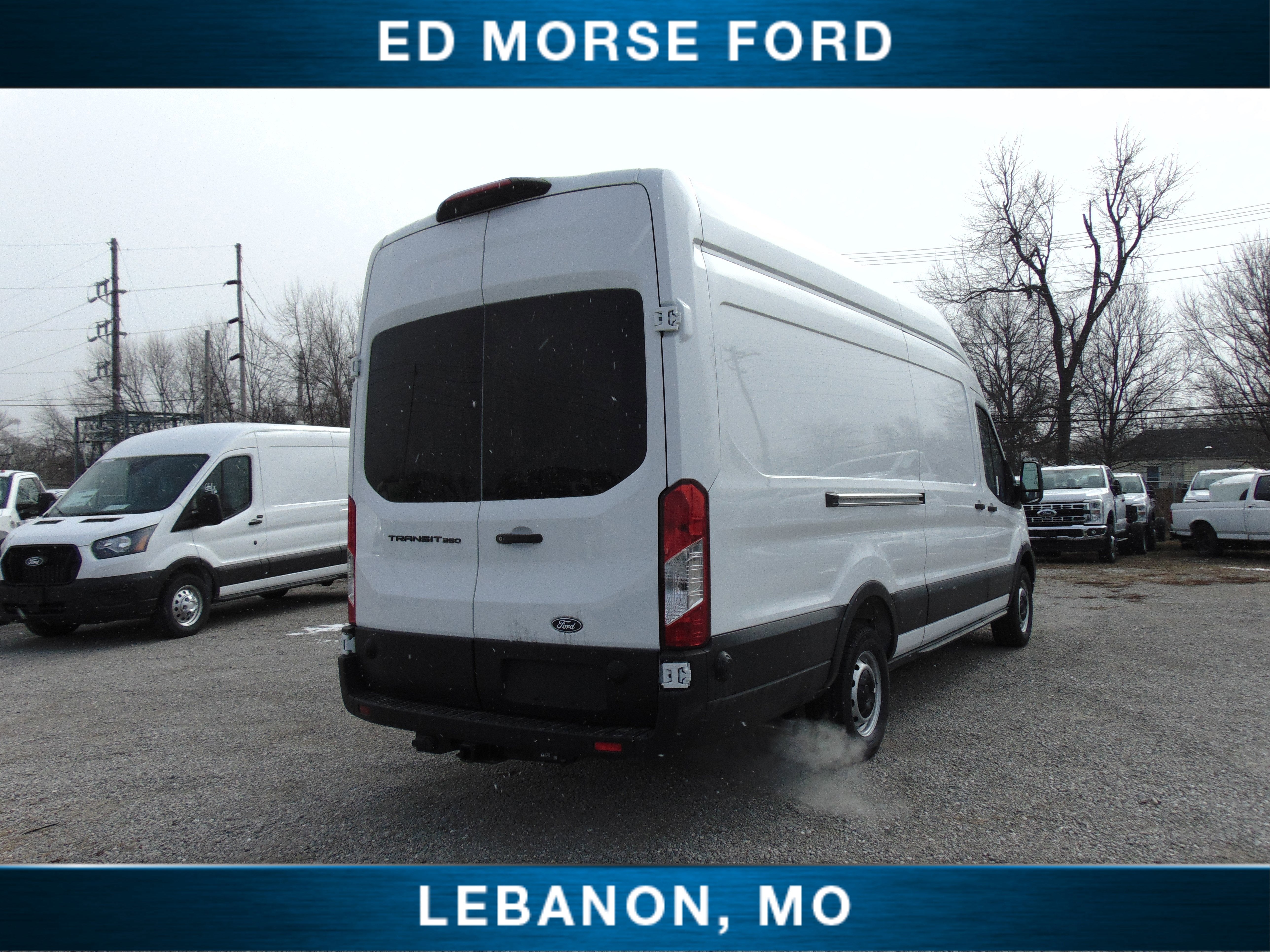 2026 Ford Transit Cargo Van sprayed and partition