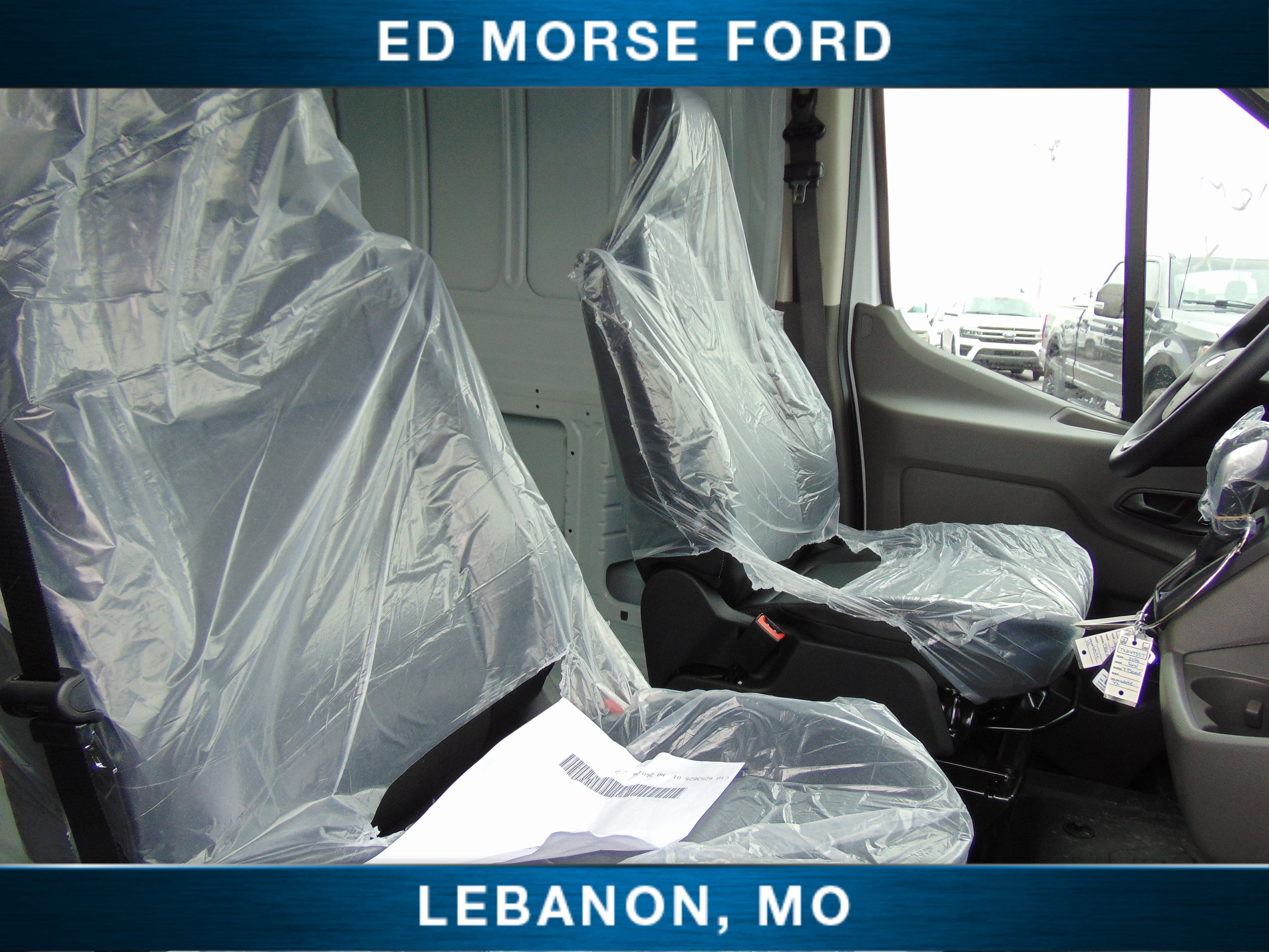 2026 Ford Transit Cargo Van sprayed and partition