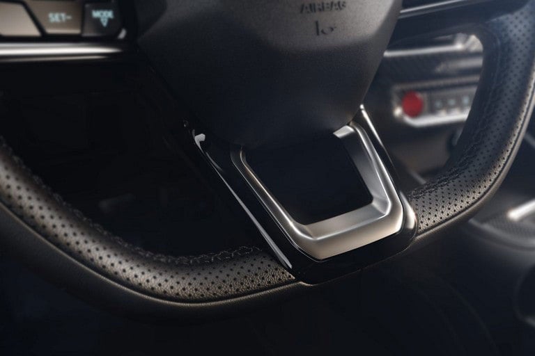 2024 Ford Mustang® model interior showing the flat-bottom steering wheel | Ed Morse Ford Lebanon in Lebanon MO